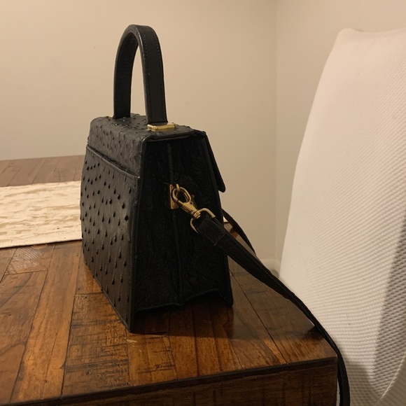 Ostrich Madison Avenue Handbag - Picture 2 of 5
